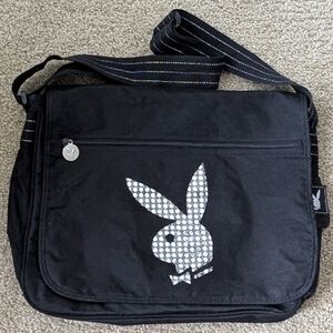 Women's Playboy Bunny Cross Body Shoulder Bag, Purse Messenger Bag, Tote
